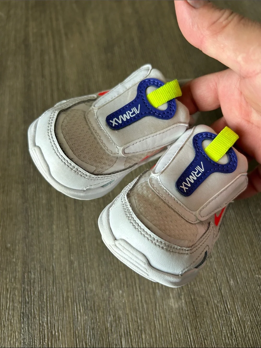 Ds 2021 Nike Air Max Bolt (Tde) White Indigo Burst TdToddler SZ. 3.5, Like New